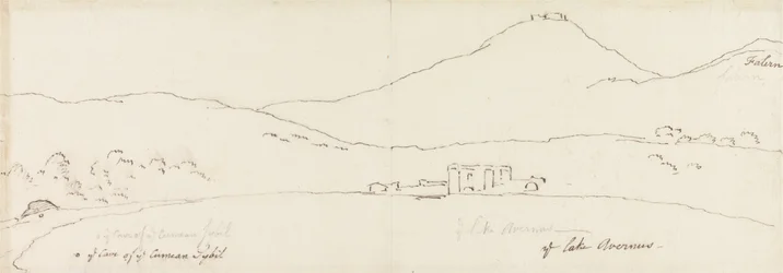The Cave of the Cumean Sybil on the Shore of the Lake Avernus